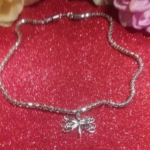 Neckles with butterfly